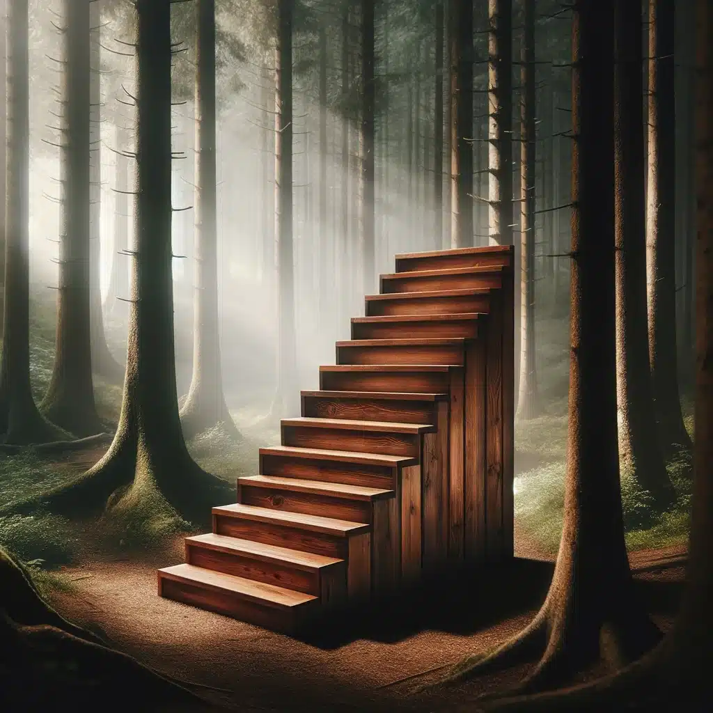 Traumdeutung von einer Holztreppe bzw. Treppe aus Holz im Traum