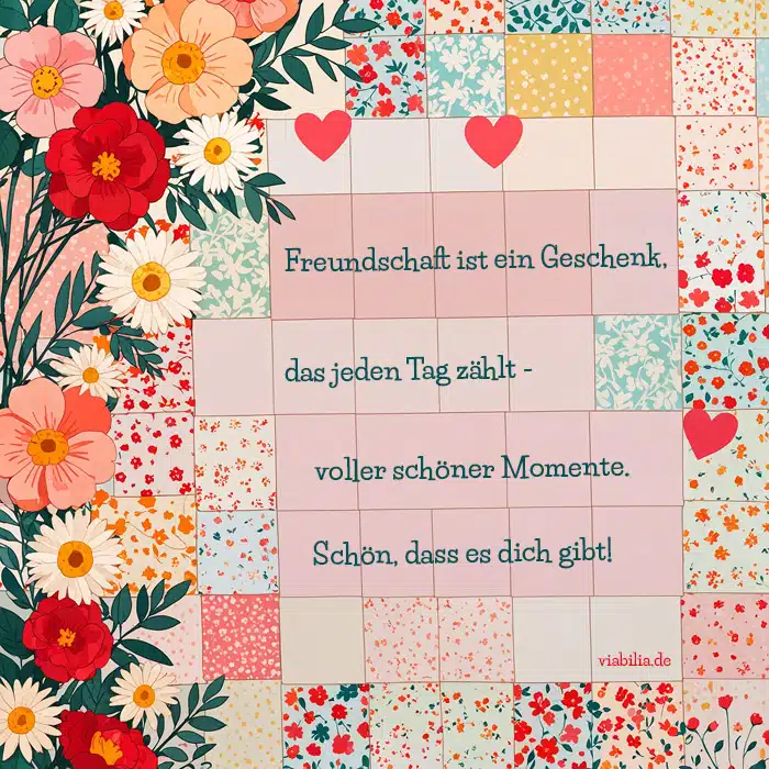 Ein Gruß zum Valentinstag von Freundin zu Freundin