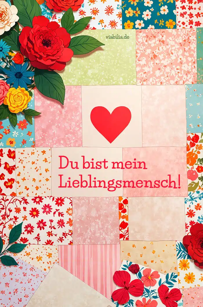 Valentinstags-Gruß: Du bist mein Lieblingsmensch!