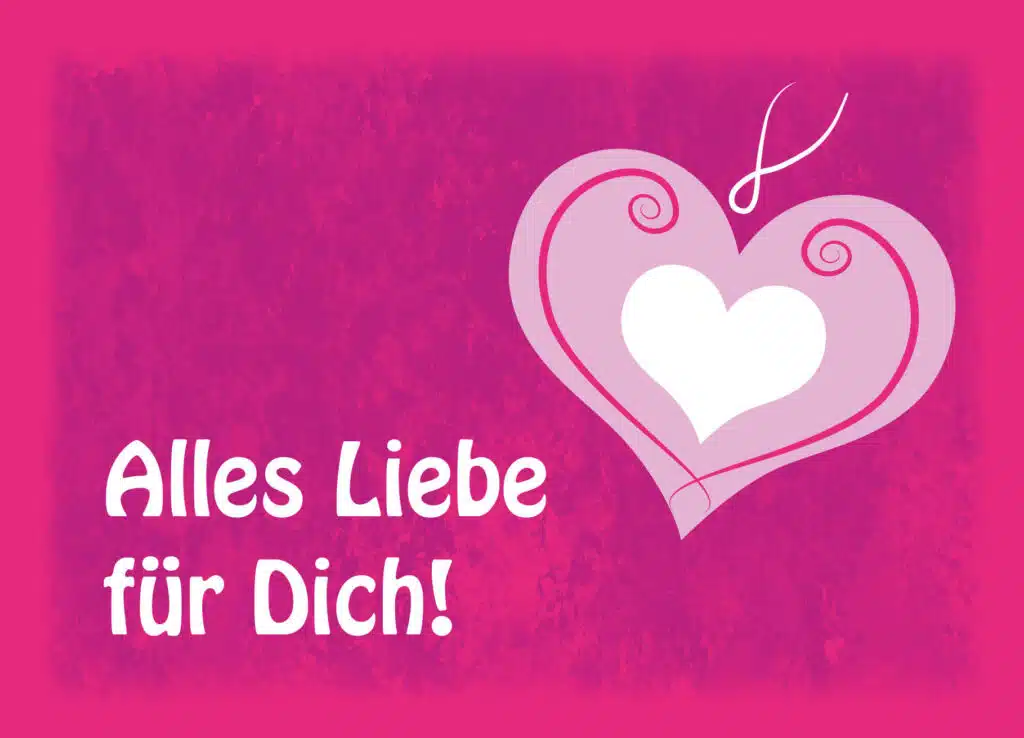 Valentinstag-Bild: Alles Liebe für dich