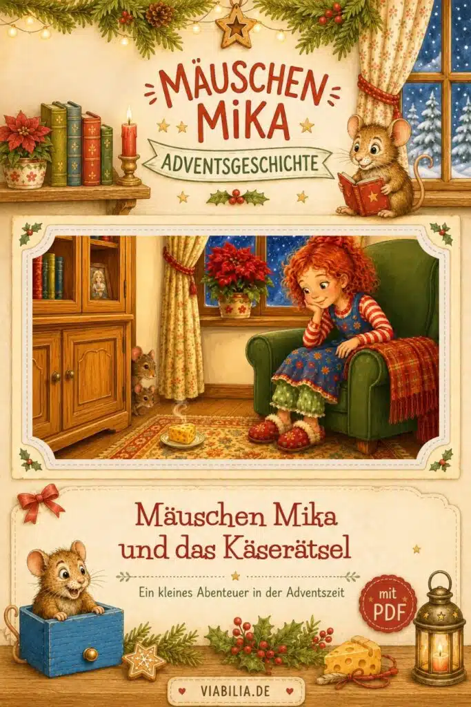 Mäuschen Mika und das Käserätsel – Pinterest-Grafik 1 Mäuschen Mika und das Käserätsel – Pinterest-Grafik 1