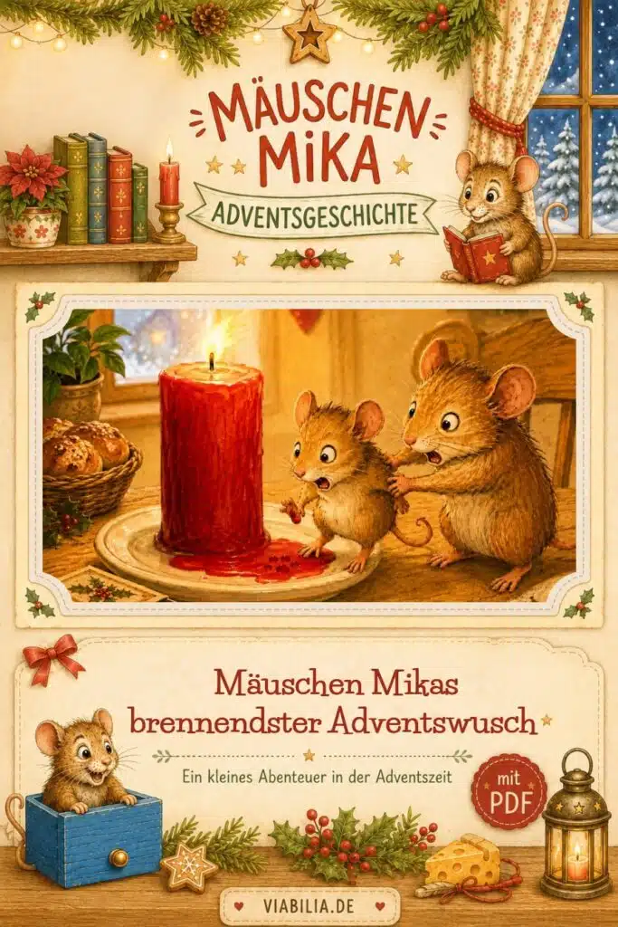 Mäuschen Mikas „brennendster“ Adventswunsch – Pinterest-Grafik 1 Mäuschen Mikas „brennendster“ Adventswunsch – Pinterest-Grafik 1