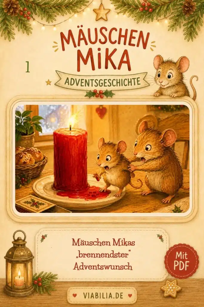 Mäuschen Mikas „brennendster“ Adventswunsch – Pinterest-Grafik 2 Mäuschen Mikas „brennendster“ Adventswunsch – Pinterest-Grafik 2
