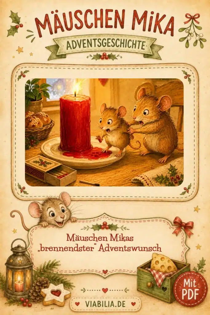 Mäuschen Mikas „brennendster“ Adventswunsch – Pinterest-Grafik 3 Mäuschen Mikas „brennendster“ Adventswunsch – Pinterest-Grafik 3