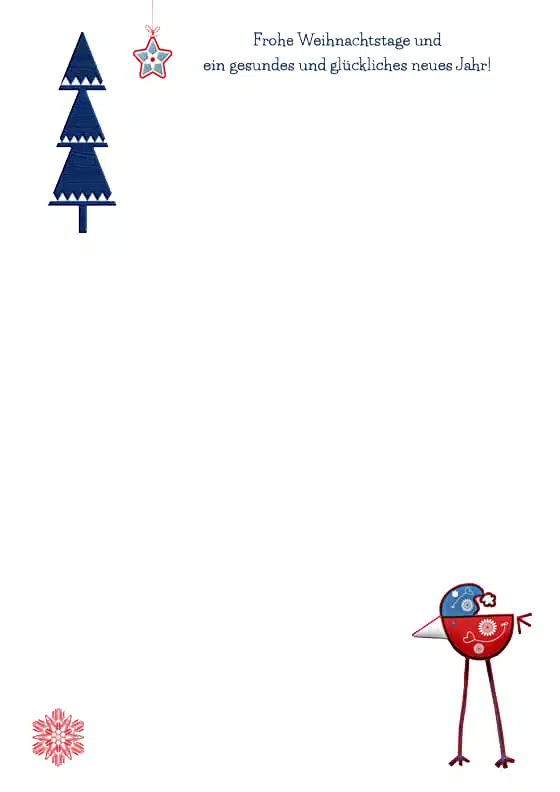 Kostenloses, nordisch-modernes Weihnachtsbriefpapier, Briefpapier-ID: 4645 Kostenloses, nordisch-modernes Weihnachtsbriefpapier