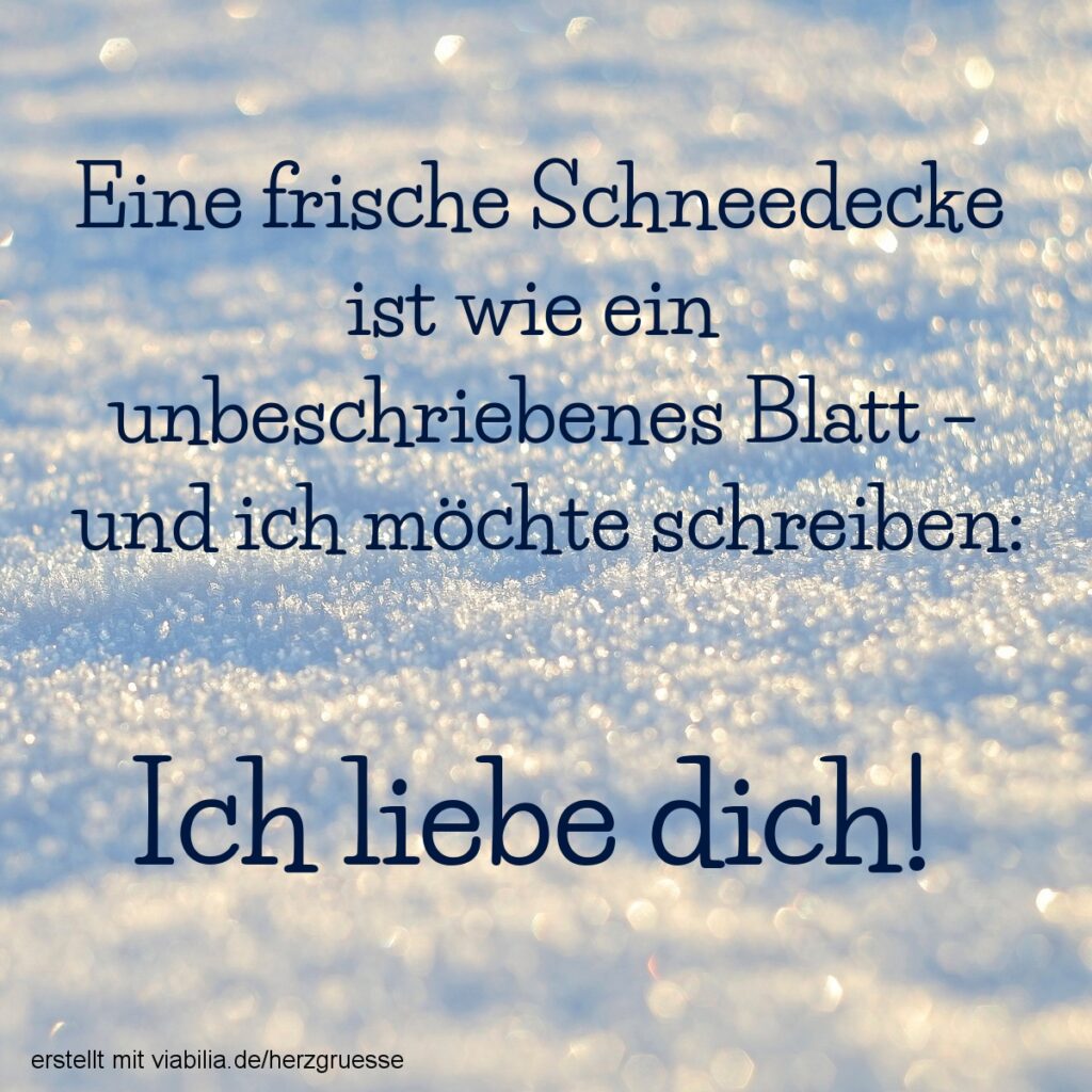Wintergrüße: Ich liebe dich Wintergrüße: Ich liebe dich