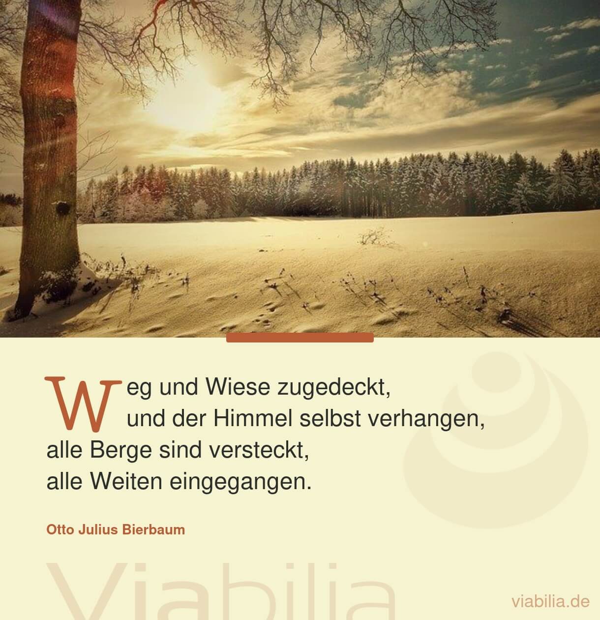 Winterspruch: Weg und Wiese zugedeckt Winterspruch: Weg und Wiese zugedeckt