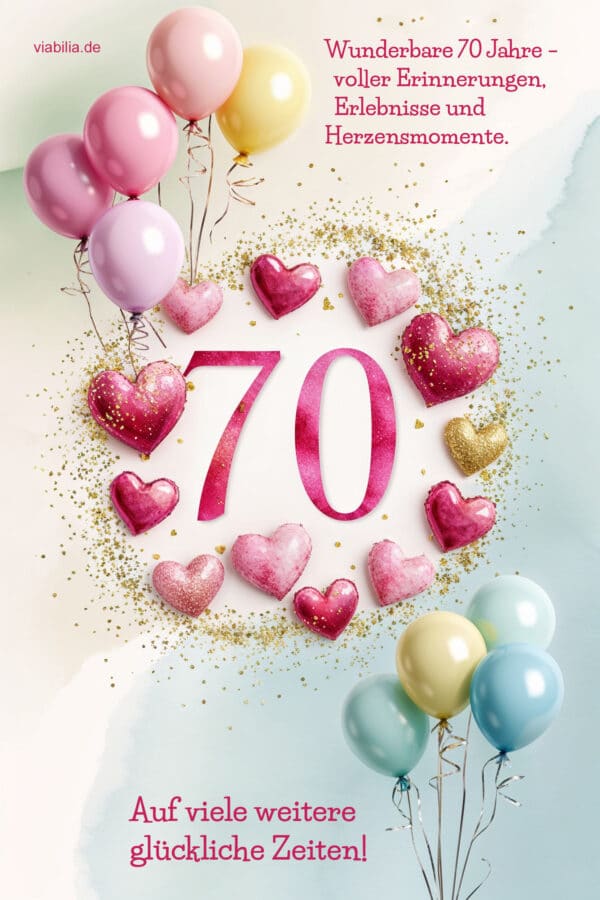 Geburtstagsgrusse Zum 70 Geburtstag