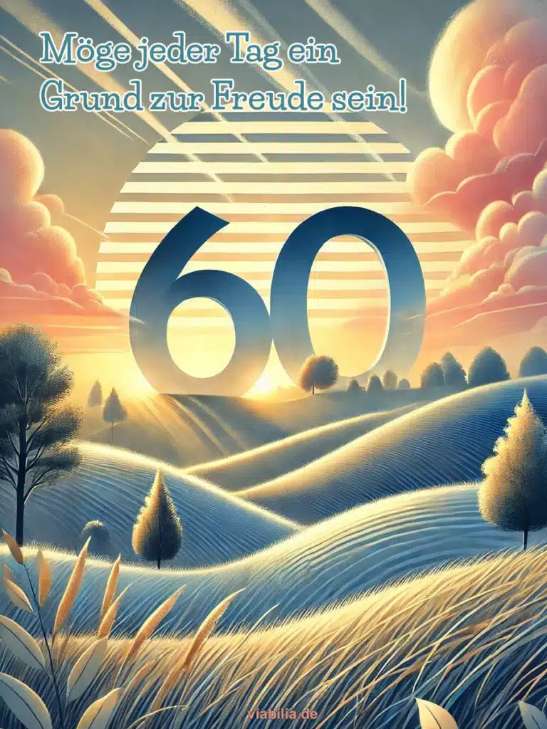 Zum 60. Geburtstag gratulieren: Möge jeder Tag ein Grund zur Freude sein Zum 60. Geburtstag gratulieren: Möge jeder Tag ein Grund zur Freude sein